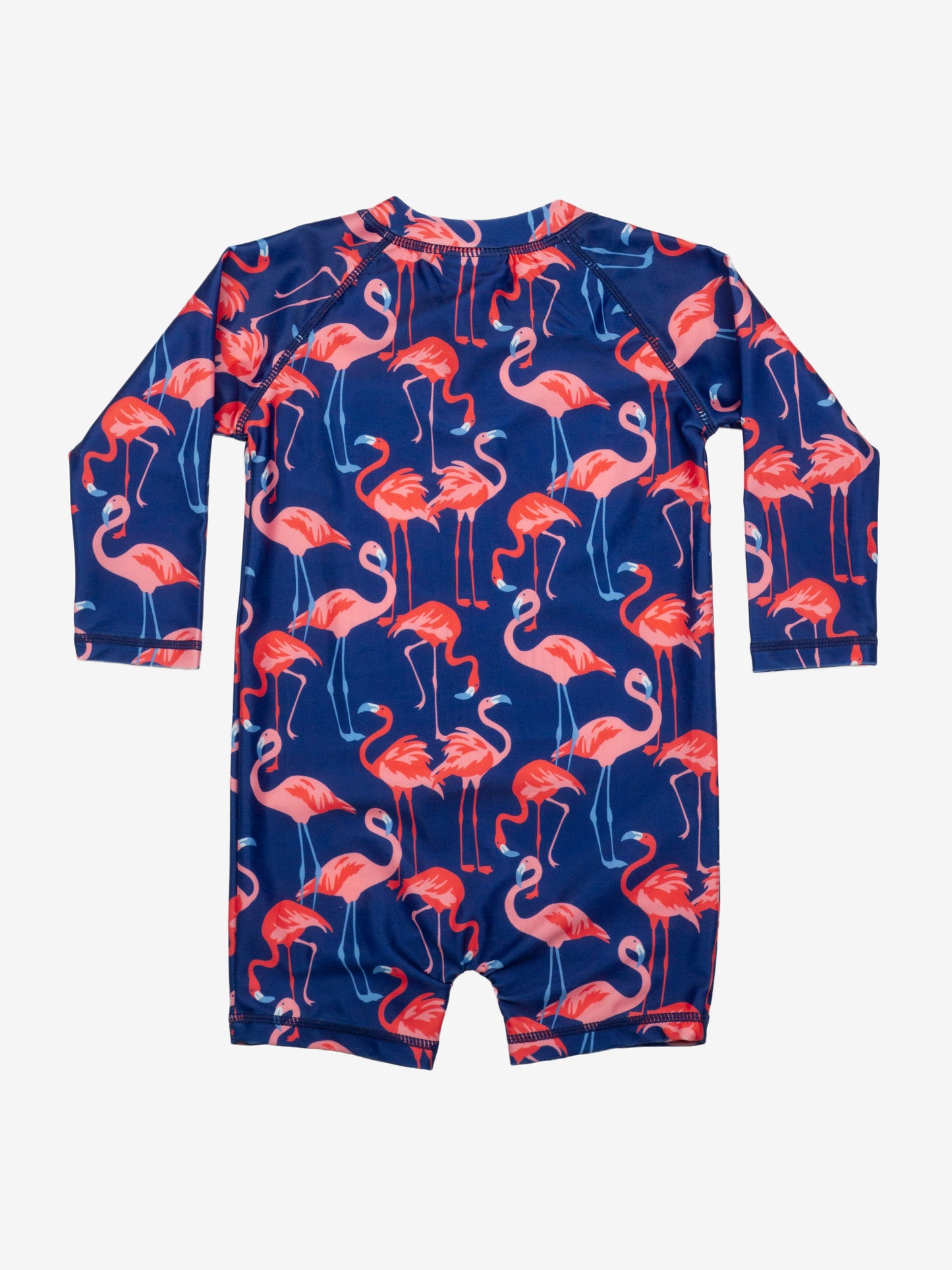 Family Matching Swimwear in Flamingo Print
