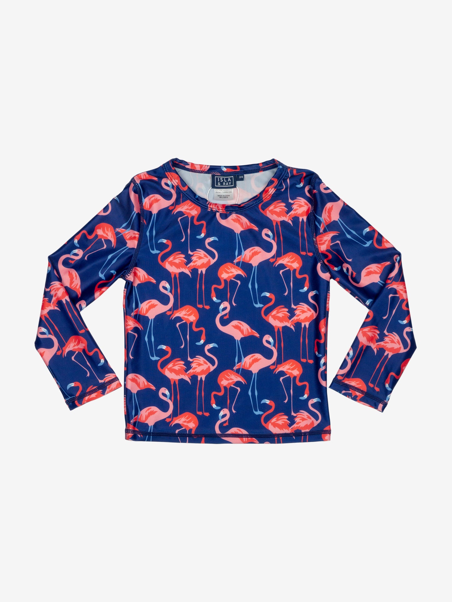 Family Matching Swimwear in Flamingo Print