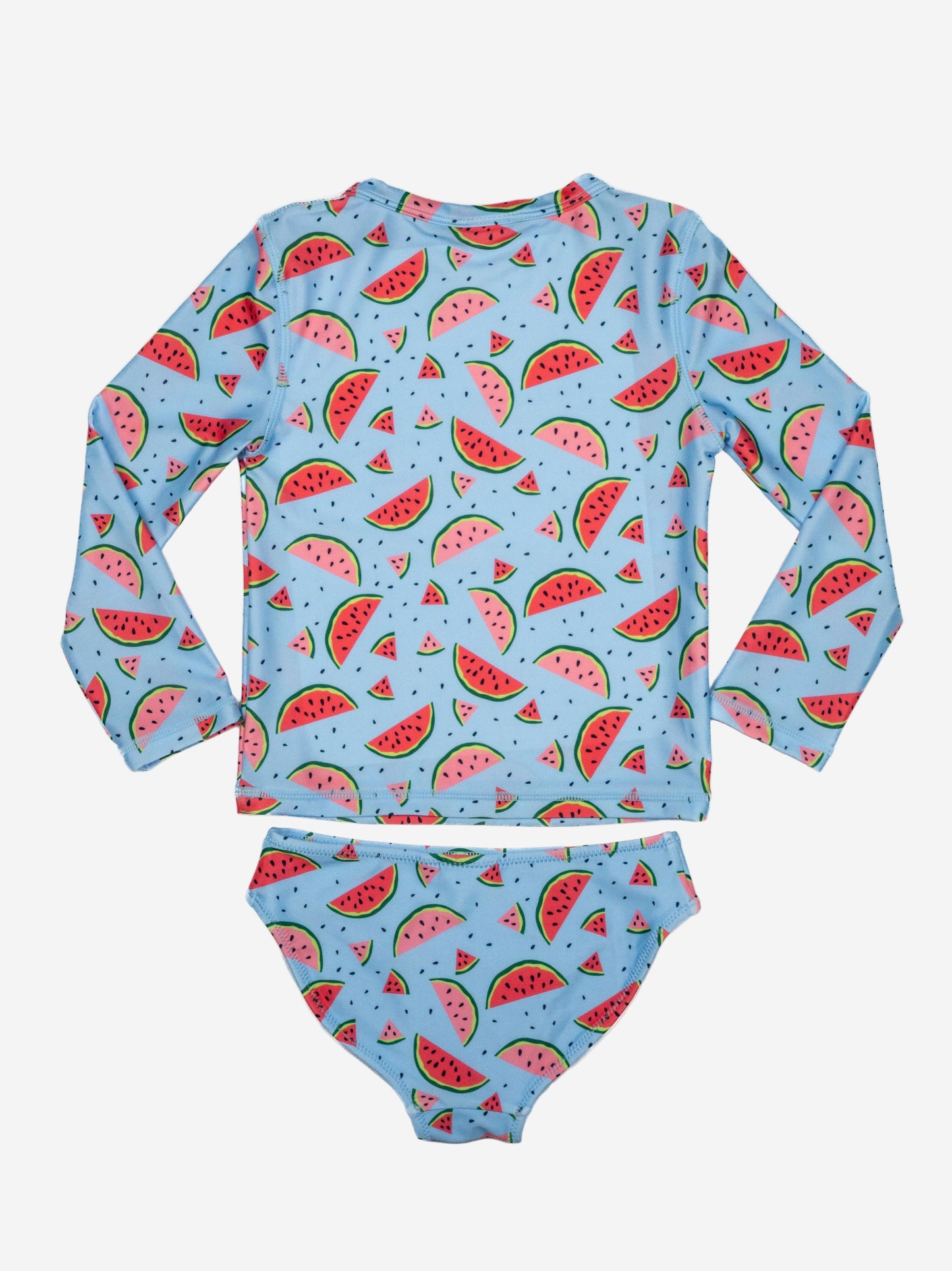 Girls Rash Guard Two-piece Swimsuit