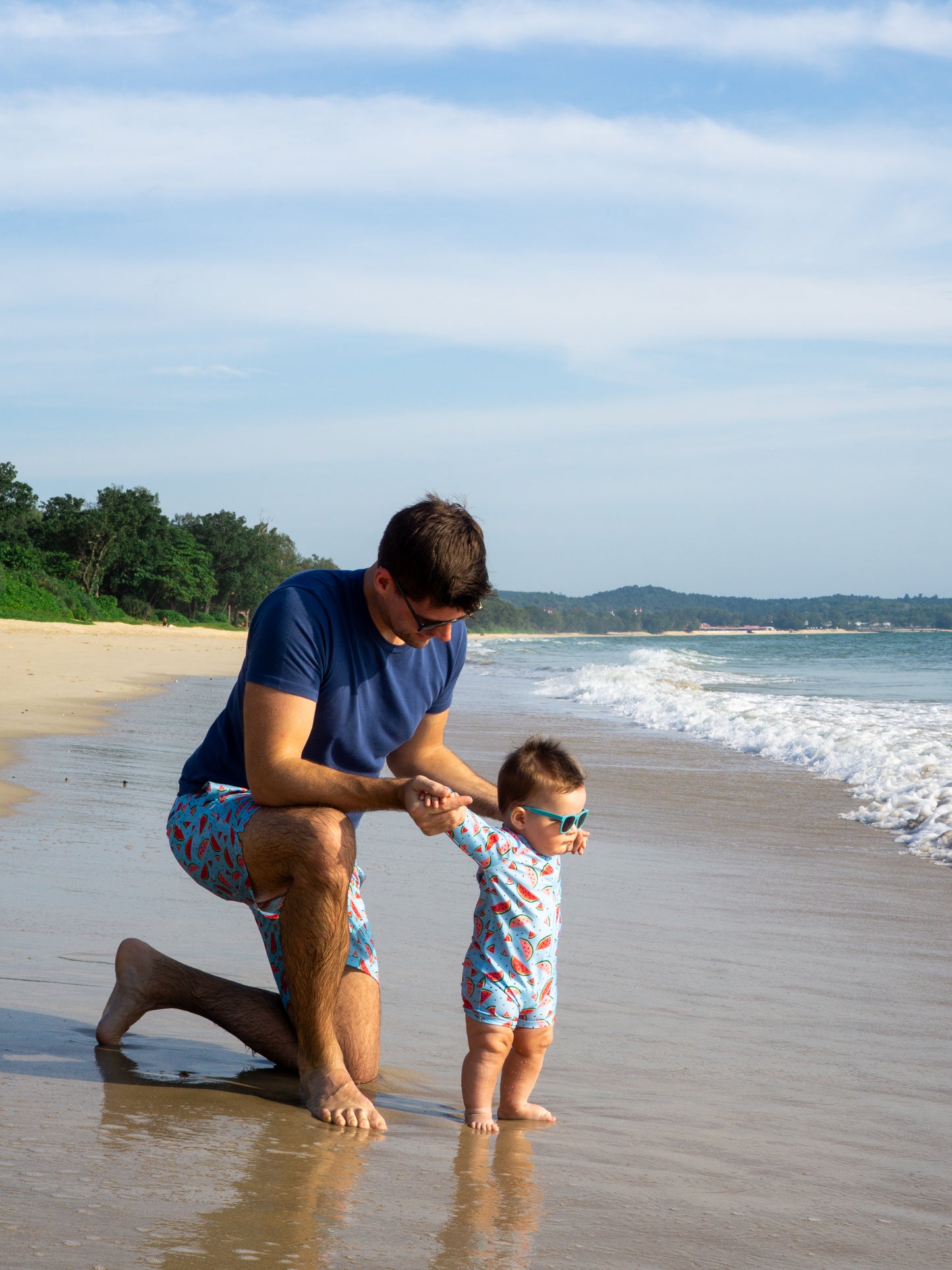 Family Matching Swimwear in Watermelon Print