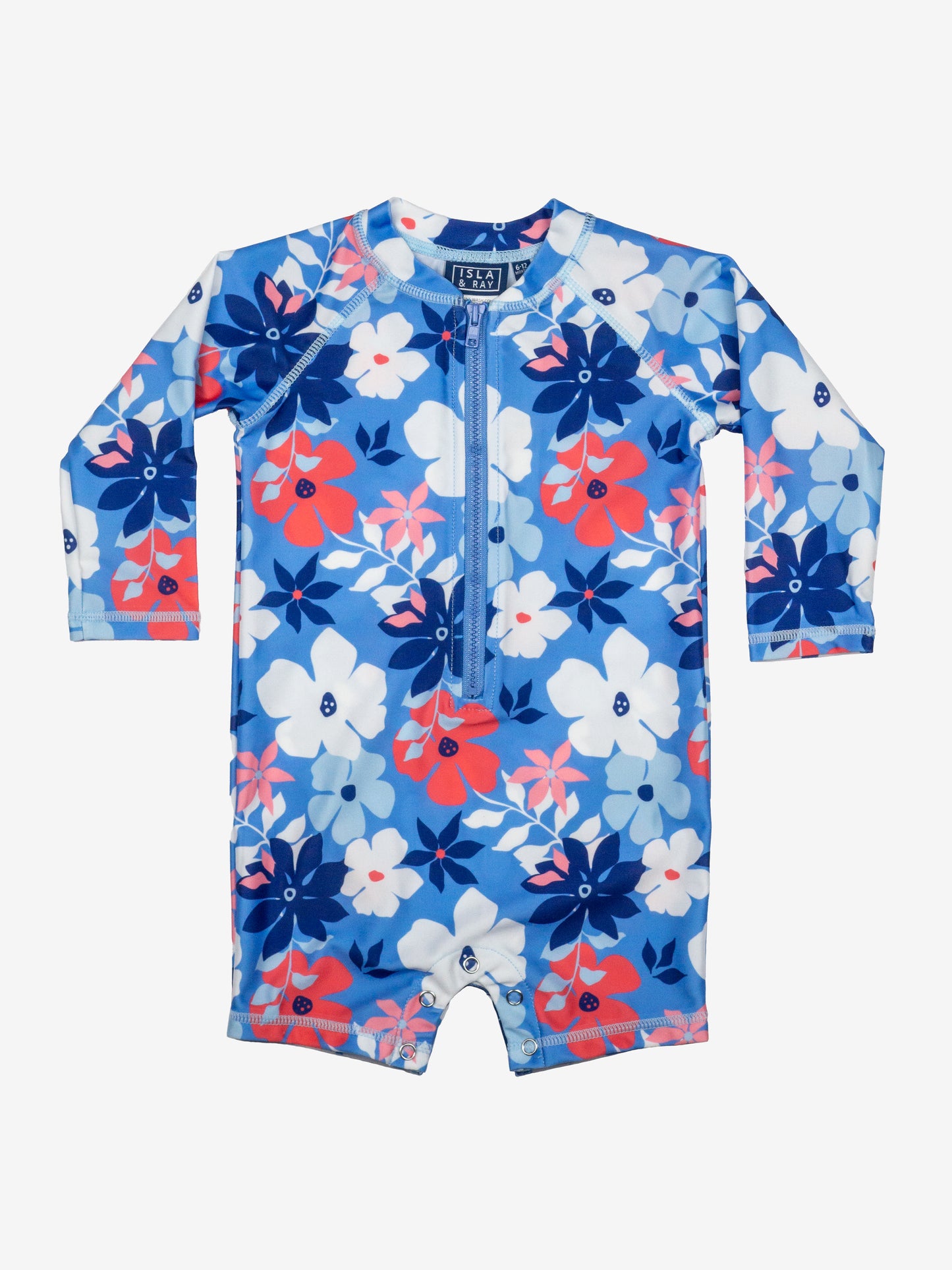 Baby Rash Guard Swimsuit in Floral