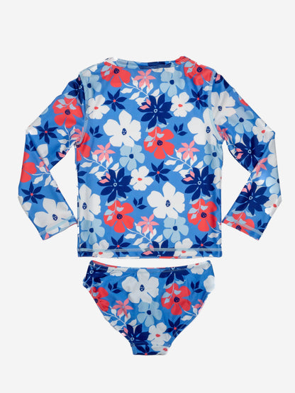 Girls Rash Guard Two-piece Swimsuit