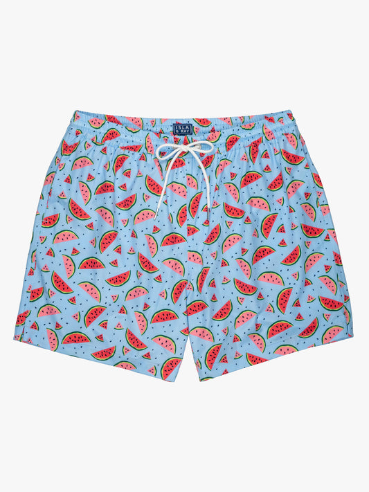 Men's Swim Trunks in Watermelon