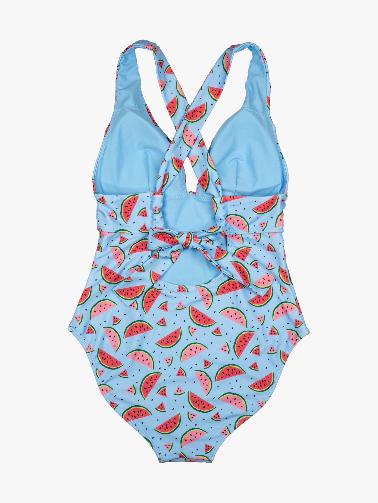 Women's Plunge One-Piece Swimsuit in Watermelon
